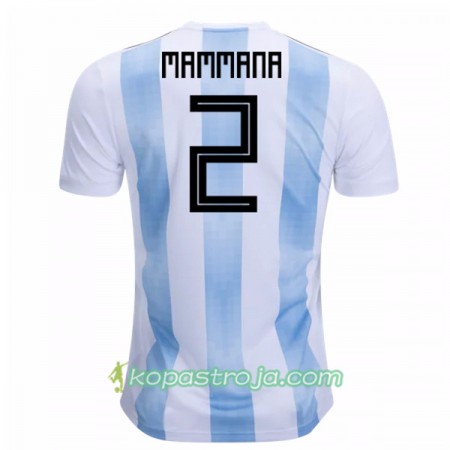 Billiga Fotbollströjor Argentina Mammana 2 WM 2018 Hemma tröja